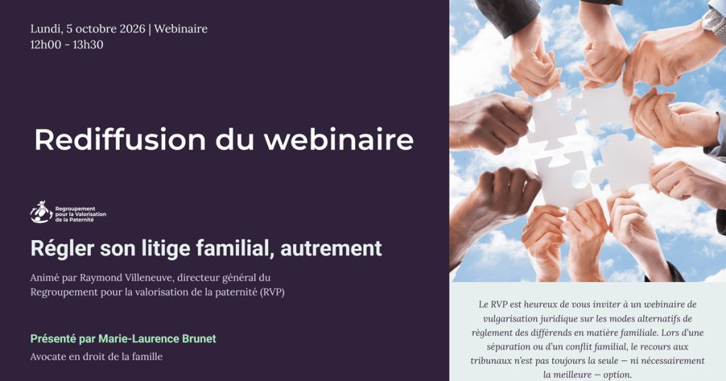 Rediffusion – Régler son litige familial autrement